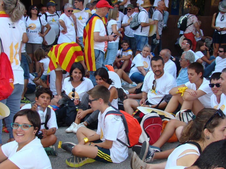 La delegació bagenca a la Diada