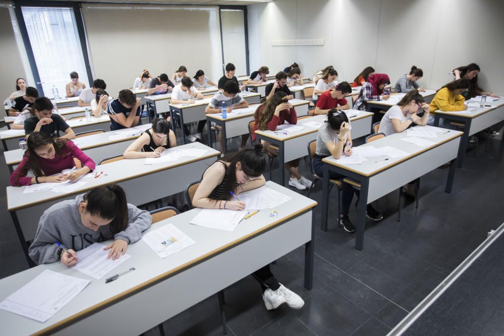 Primer día de selectividad en la UPV