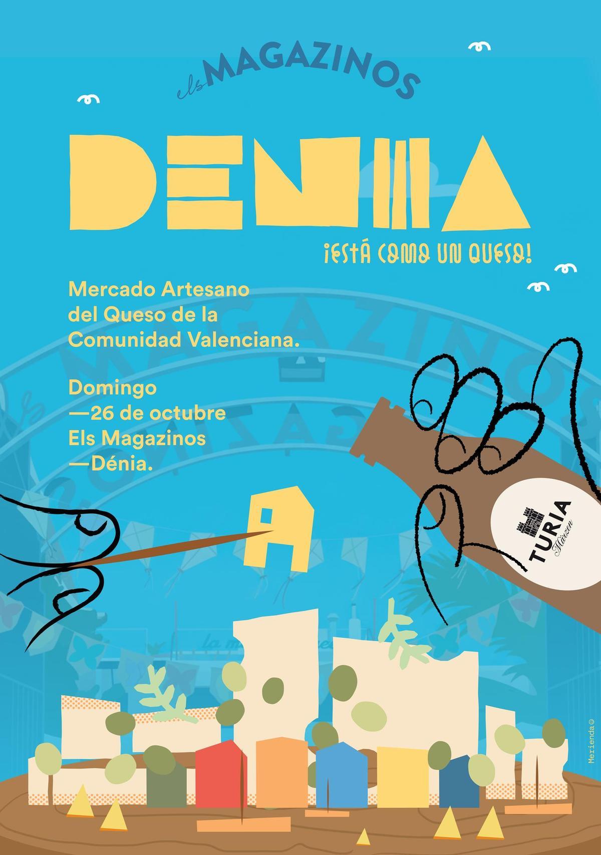 Cartel oficial de &quot;Dénia, ¡está como un queso!&quot;