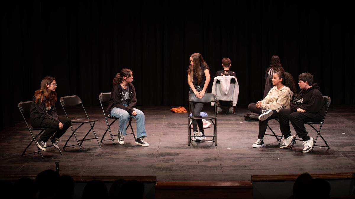 Una edición de la Muestra de Teatro Escolar.