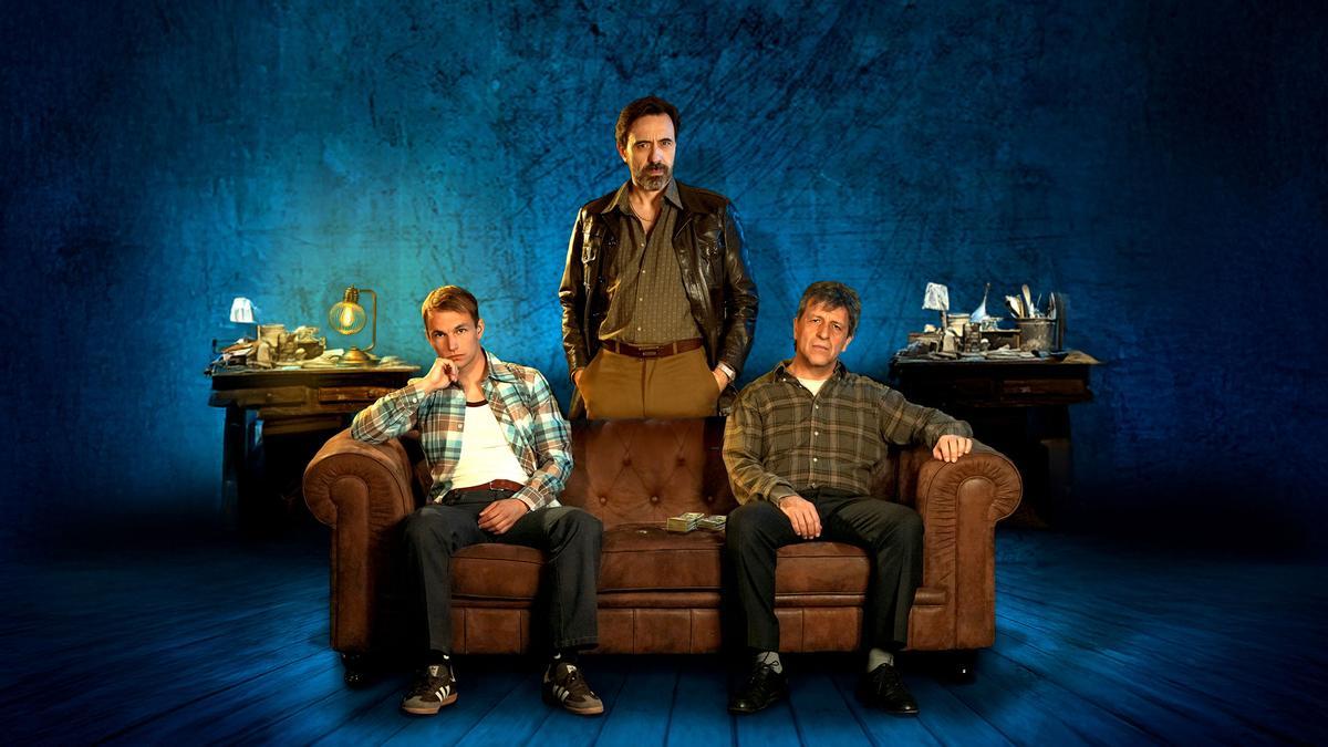 David Lorente, Israel Elejalde y Roberto Hoyo en "American Buffalo"
