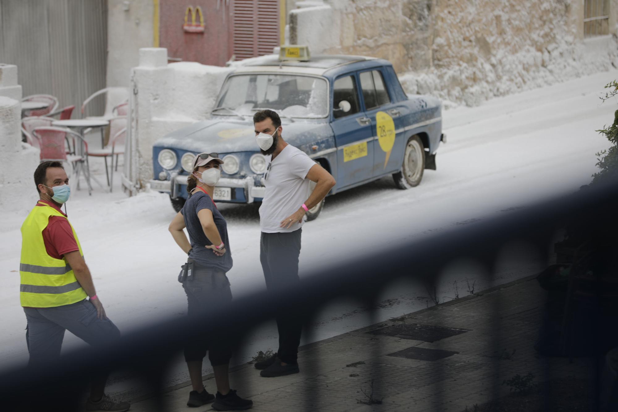 Adam Sandler rueda bajo la nieve en Pollença