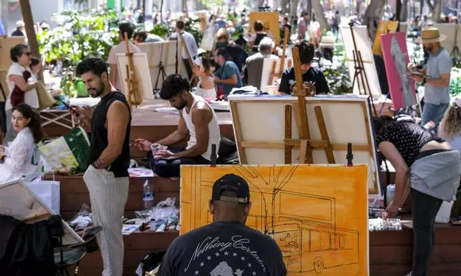 Concurso de Pintura Rápida 2026 en Mesa y López, en Las Palmas de Gran Canaria