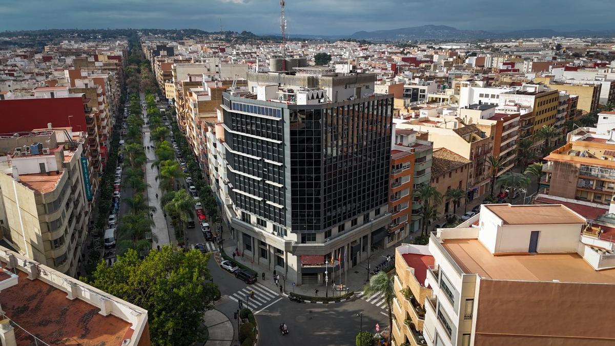 Una vista aérea de la ciudad de Torrent.