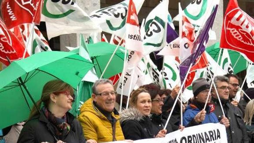 Manifestación de empleados públicos.