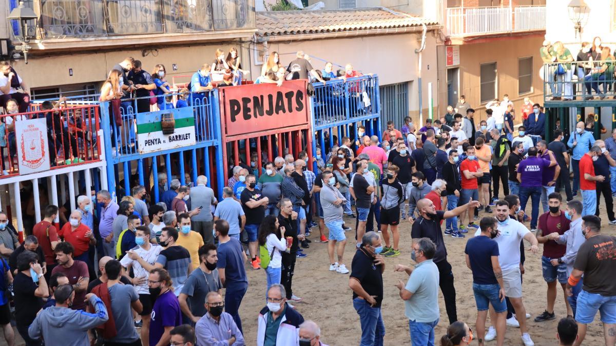 Ambientazo este jueves por la tarde en la penúltima exhibición con toros en las fiestas de Almassora.