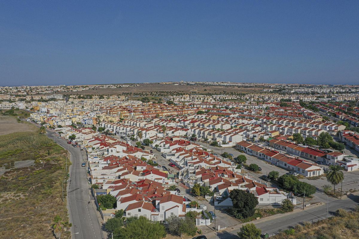 Vista de Torrevieja en la zona de Las Torretas
