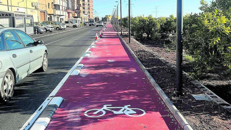 La Vilavella culmina la obra del bulevar ciclopeatonal