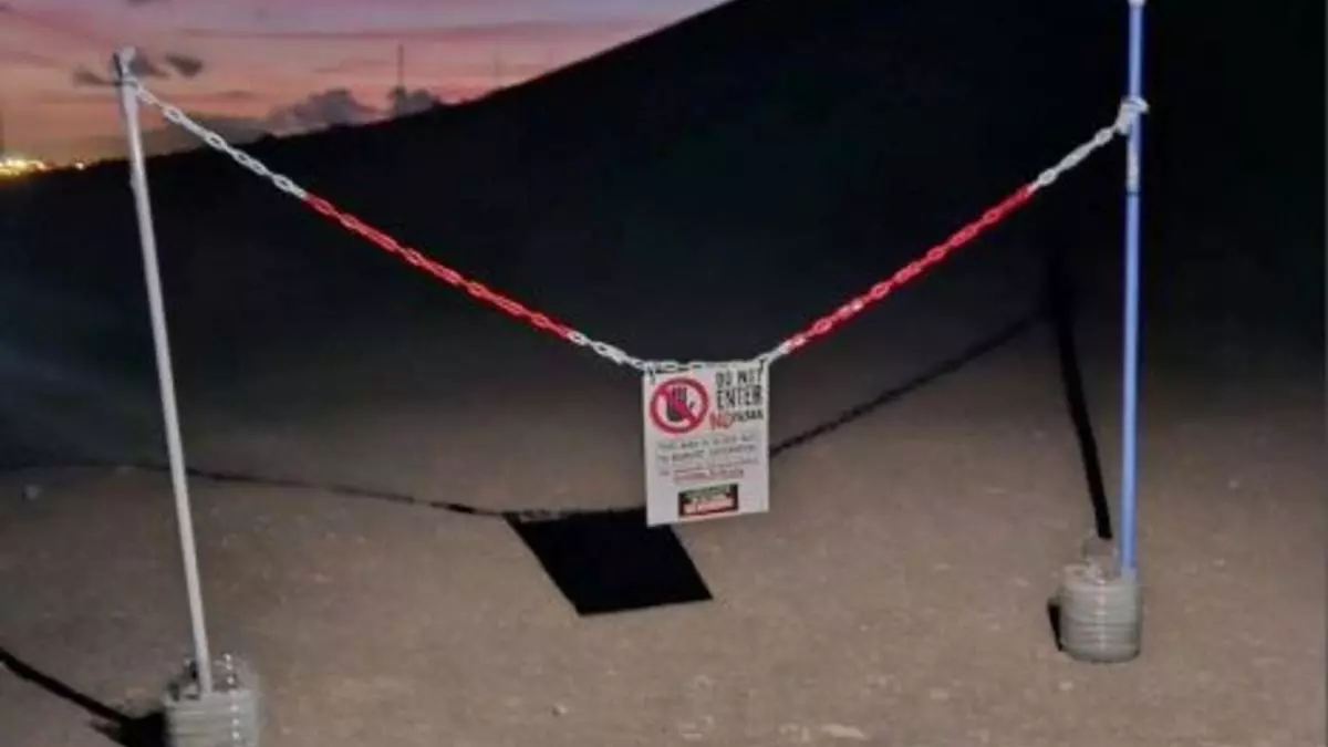 "Área cerrada por saturación turística. Residentes, sí": impiden el acceso a un conocido espacio natural de Canarias