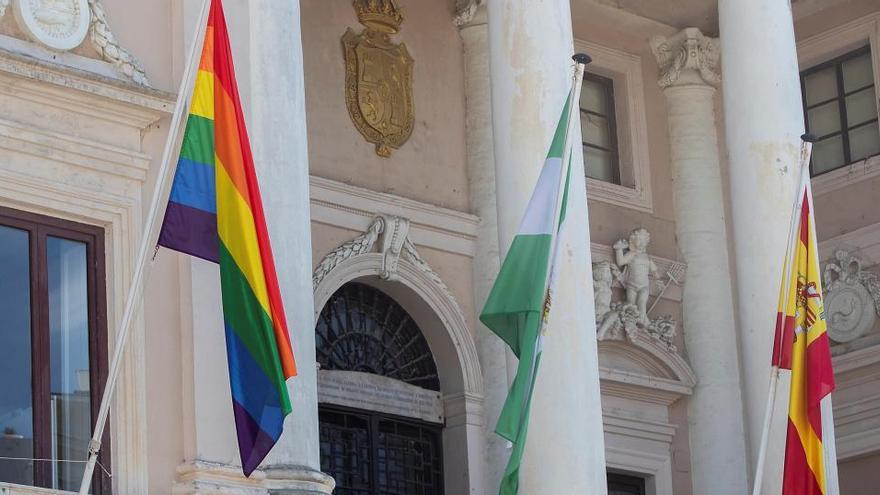 Fachada del Ayuntamiento de Cádiz.