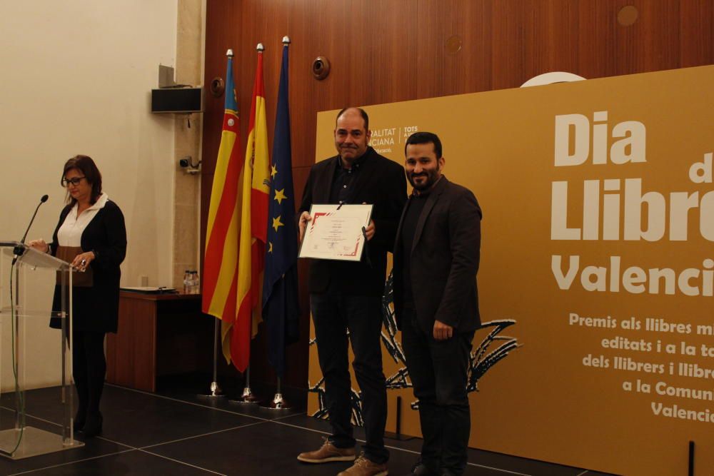 Entrega de premios del Día del Libro Valenciano