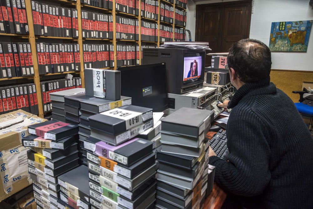 El archivo audiovisual de TVE-Balears se traslada a Madrid