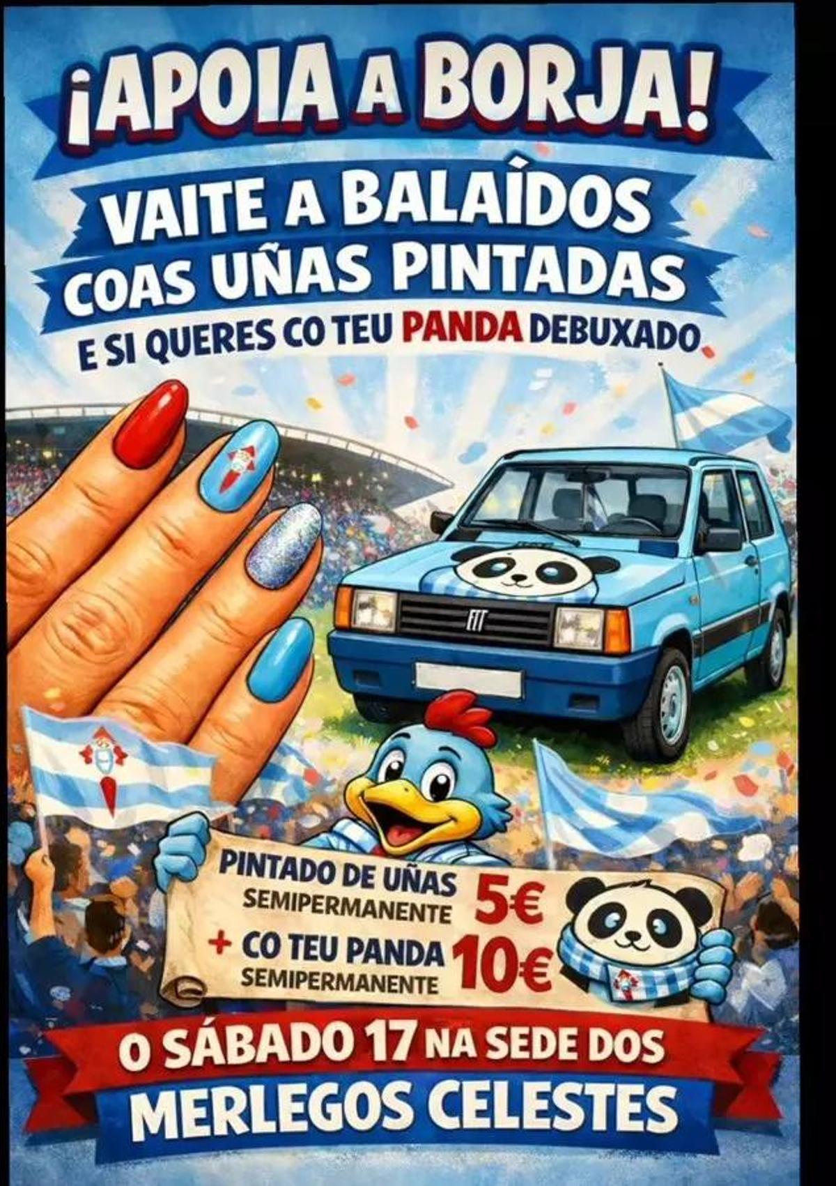 Cartel de la propuesta desde Merlegos Celestes. / Merlegos Celestes