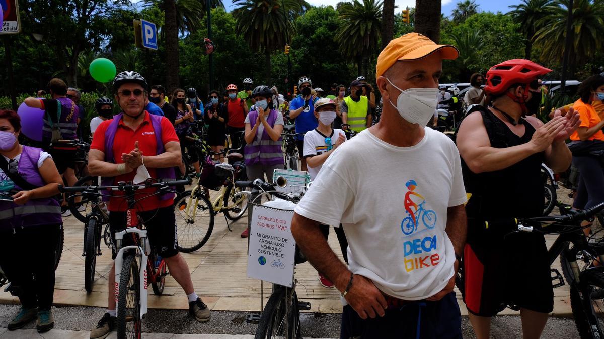 Bicifestación: Miles de ciclistas se manifiestan en Málaga por una movilidad sostenible