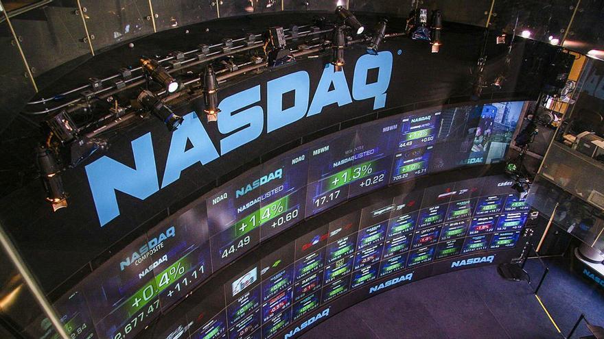 Archivo - Imagen del Nasdaq