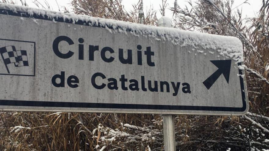 Montmeló recibe a las escuderías sin avisos por nieve