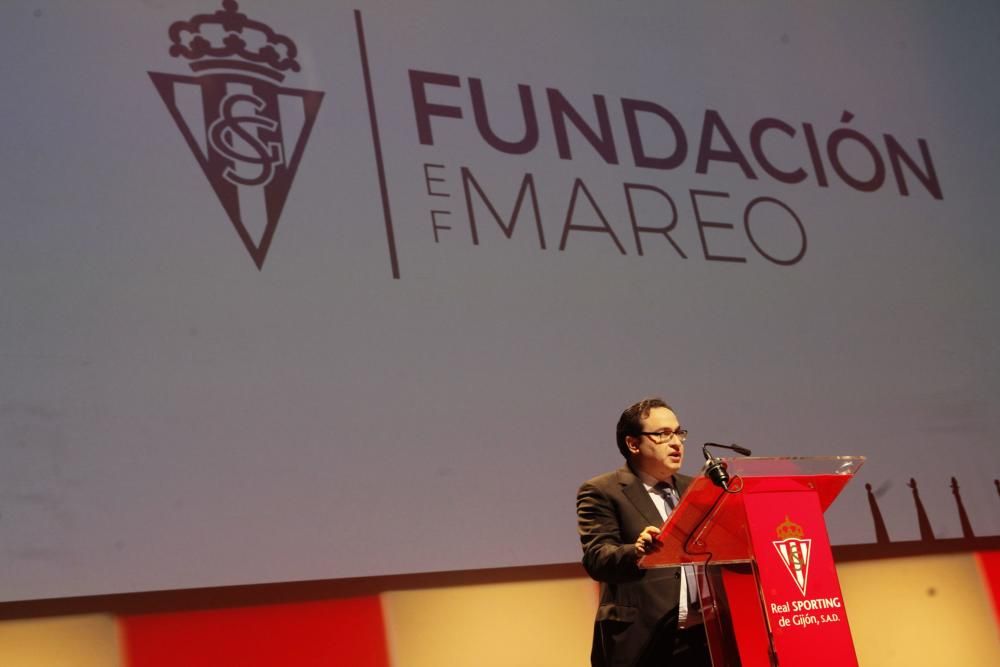 Presentación de la Fundación Escuela de Fútbol de Mareo Real Sporting de Gijón.