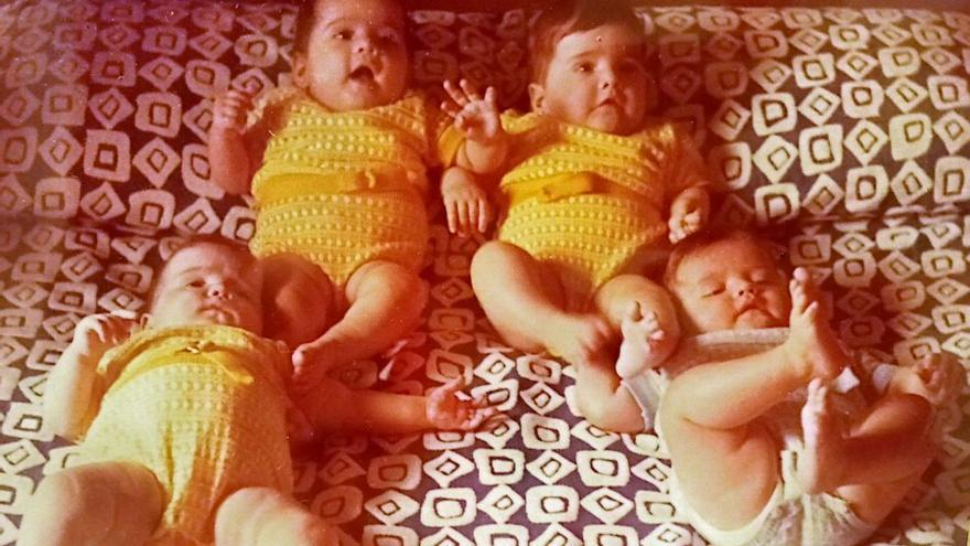 La historia de los cuatrillizos de La Salud