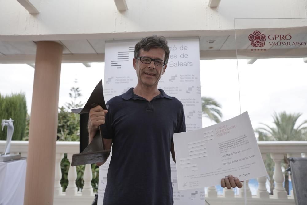 José Miguel L. Romero, premiado por el mejor trabajo periodístico de Balears 2015