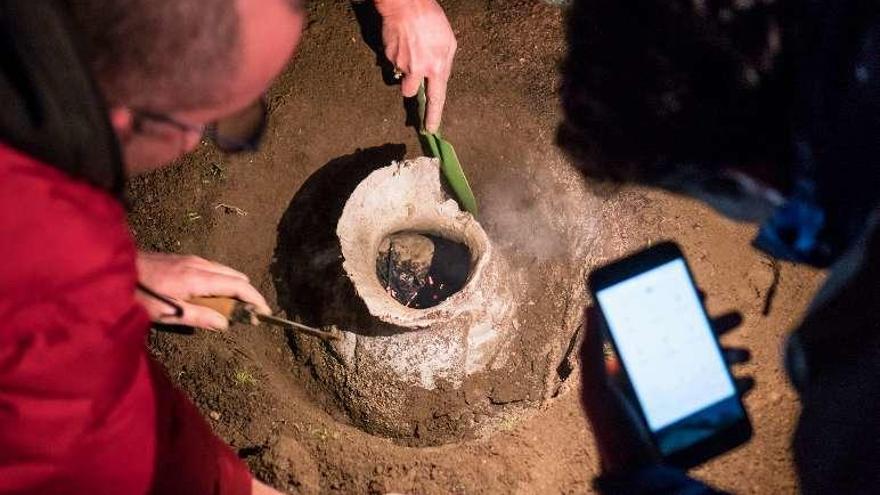 Elaboración de la pieza sobre la tierra de Gamones.