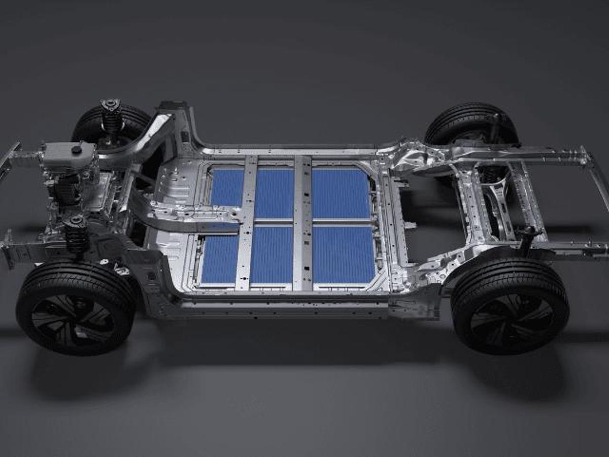 Plataforma del Geely EX5.