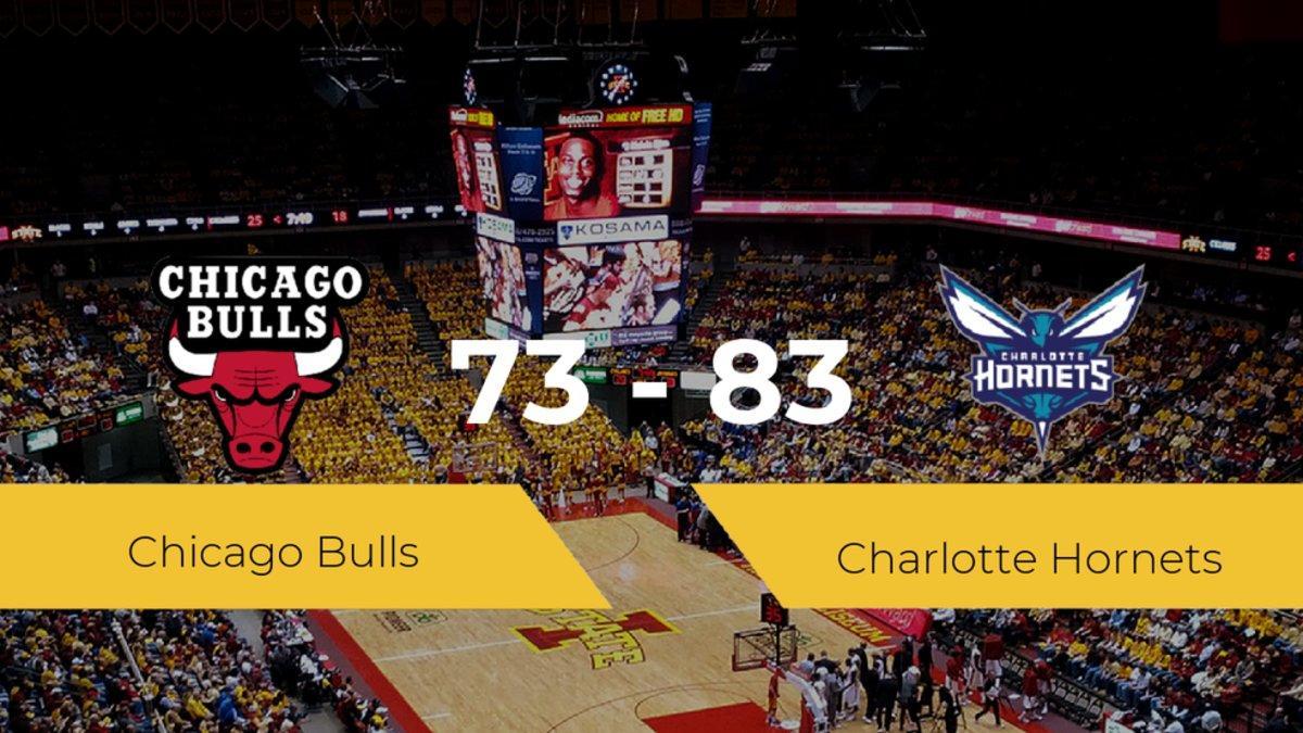 Charlotte Hornets vence a Chicago Bulls por 73-83