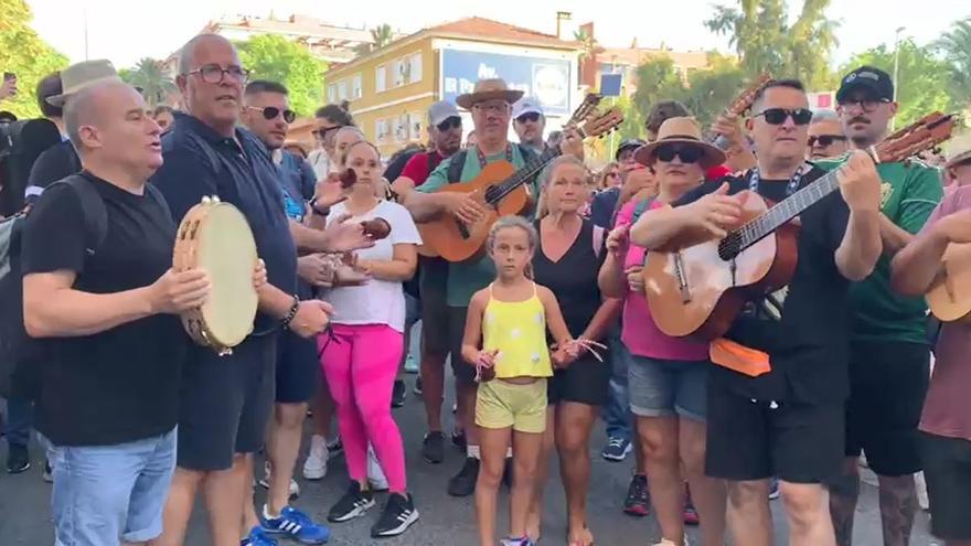 Cante improvisado a La Opinión durante la Romería de Murcia