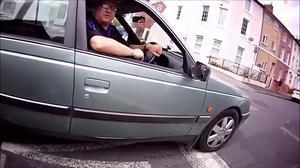 Baralla entre un ciclista i un conductor al Regne Unit.