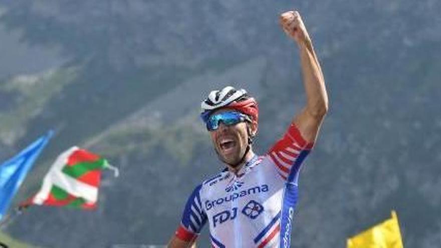 Pinot alza los brazos en la cima del histórico Tourmalet antes de sumar su tercera victoria en su trayectoria en la ronda gala.