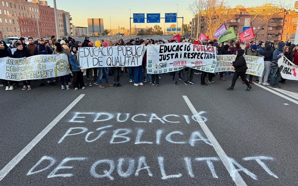 Vaga a l'educació a Catalunya: ¿On és avui dilluns i on toca demà dimarts?