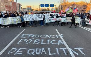 Vaga a l'educació a Catalunya: ¿On és avui dilluns i on toca demà dimarts?