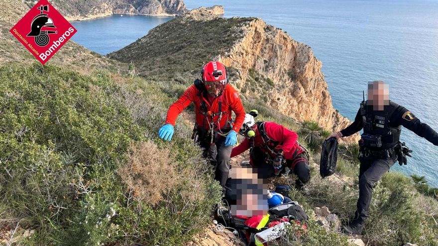 Fallece un senderista de 70 años en la ruta del Castell de la Granadella de Xàbia