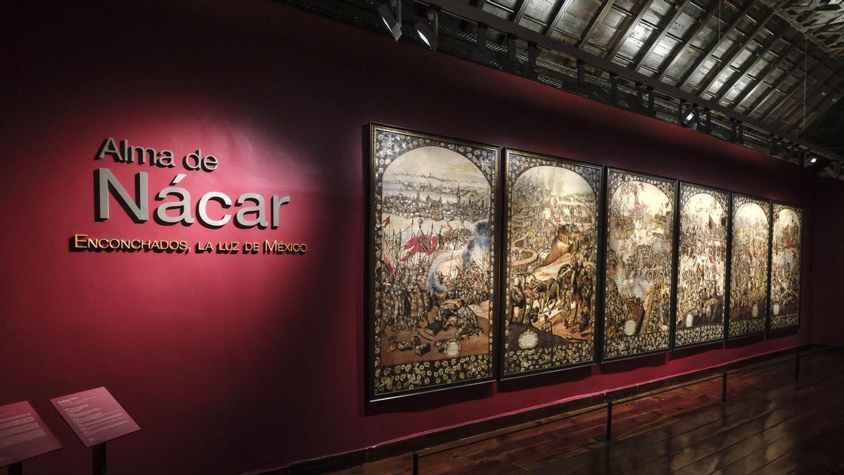 Exposición "Alma de nácar.Enconchados, la luz capturada de México"