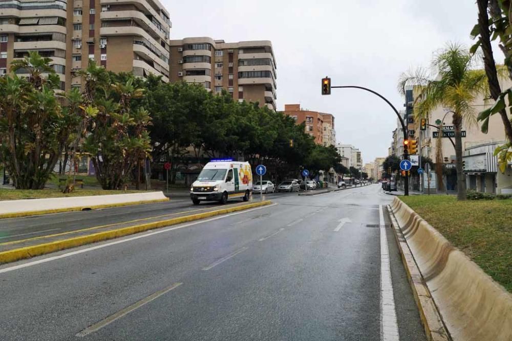 El Estado de Alerta vacía las calles de Málaga