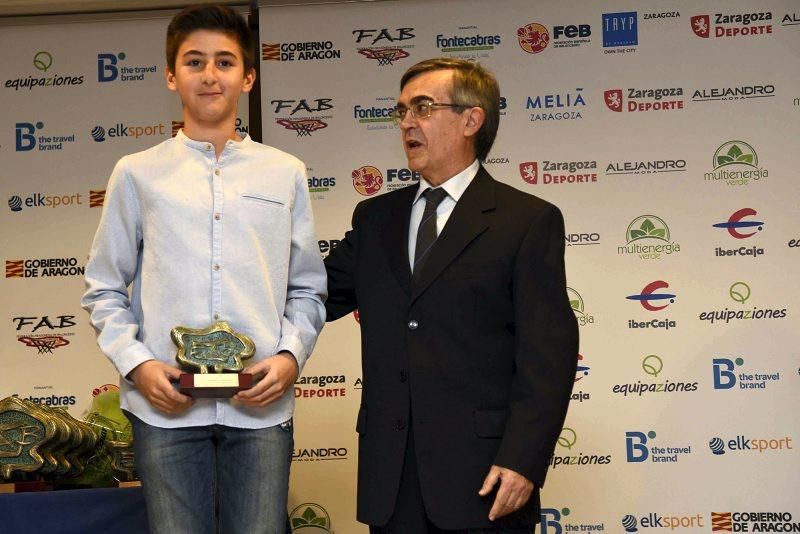 Gala anual de la Federación Aragonesa de Baloncesto