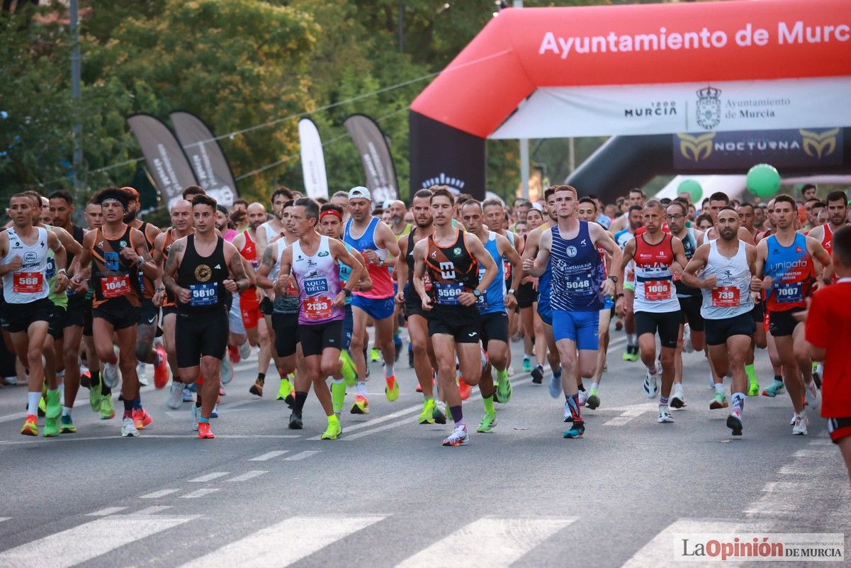 Las mejores imágenes de la carrera nocturna de Murcia