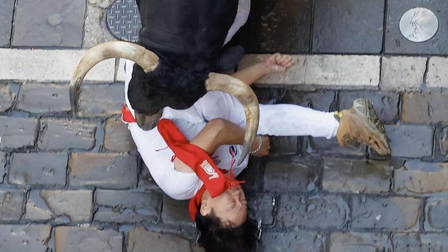 Un valenciano, entre los heridos del primer encierro de San Fermín