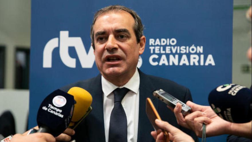 El administrador único de Radiotelevisión Canaria, Francisco Moreno.