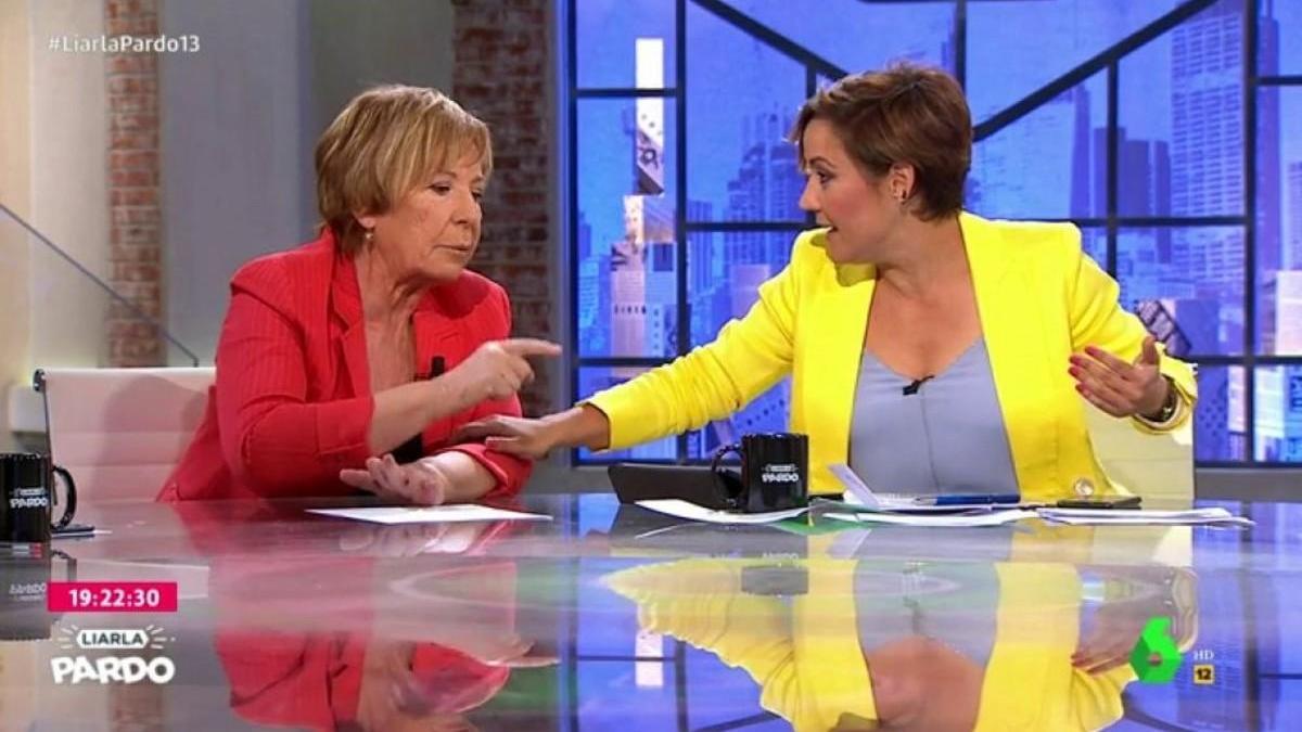 Celia Villalobos se enfada en su visita a &#039;Liarla Pardo&#039;: &quot;Va a hacer que me arrepienta de haber venido&quot;