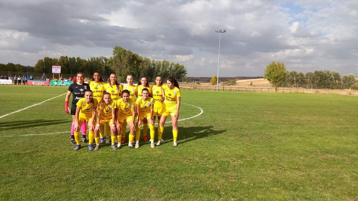 Once inicial de la UD Bovedana en su partido frente al Real Valladolid-Simancas.