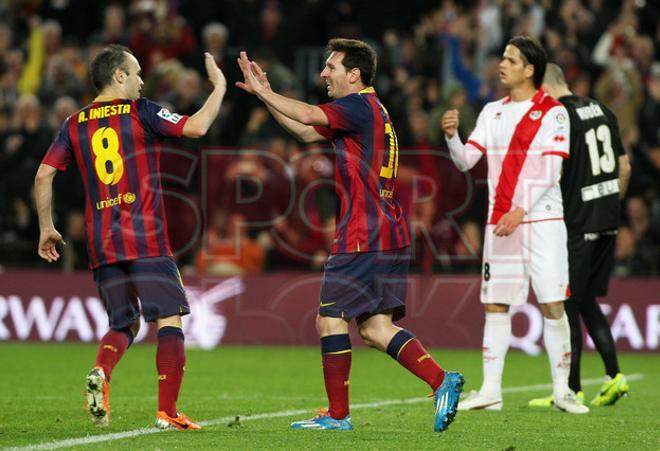 BARÇA, 6 - RAYO VALLECANO, 0