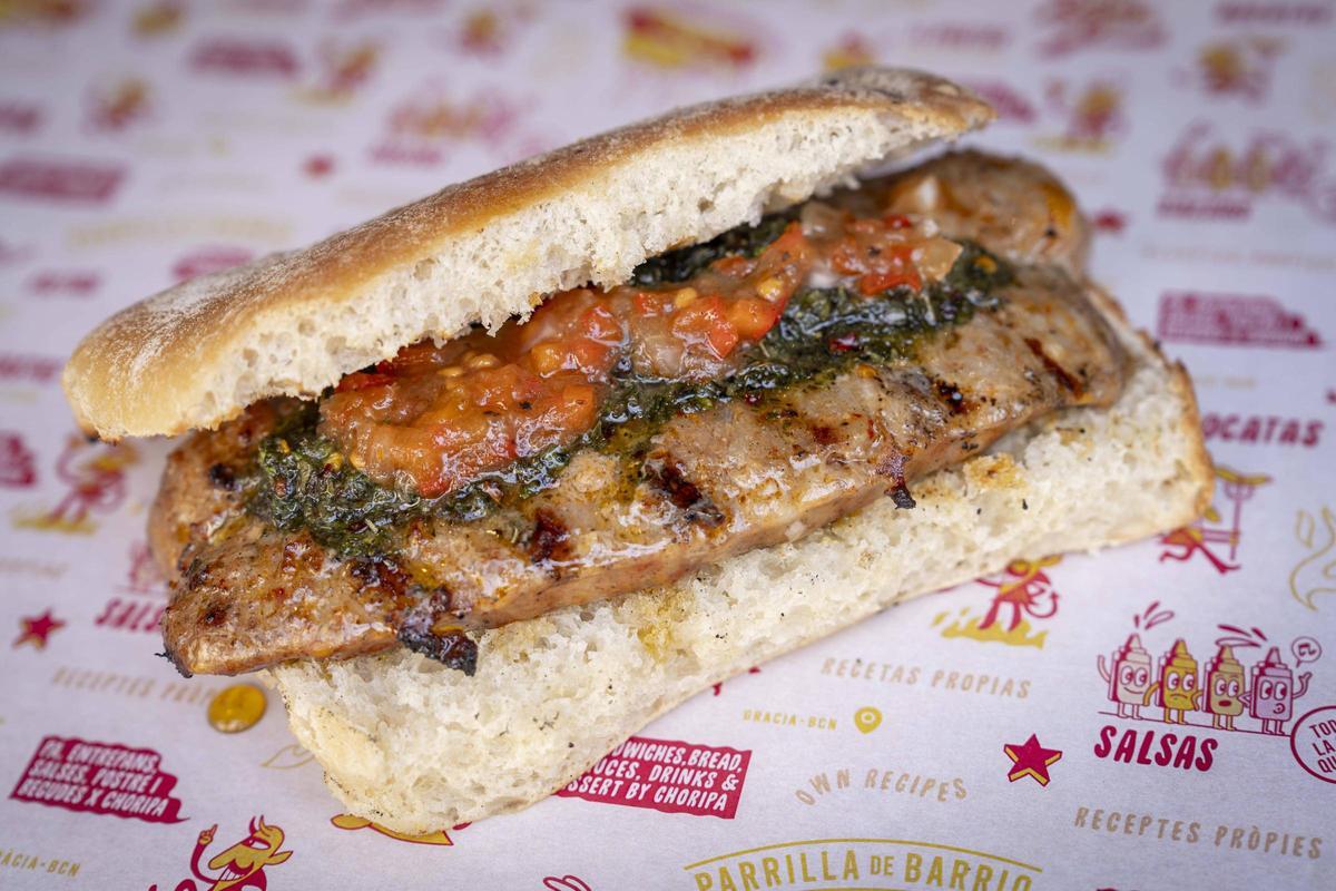 El choripán de Choripa.