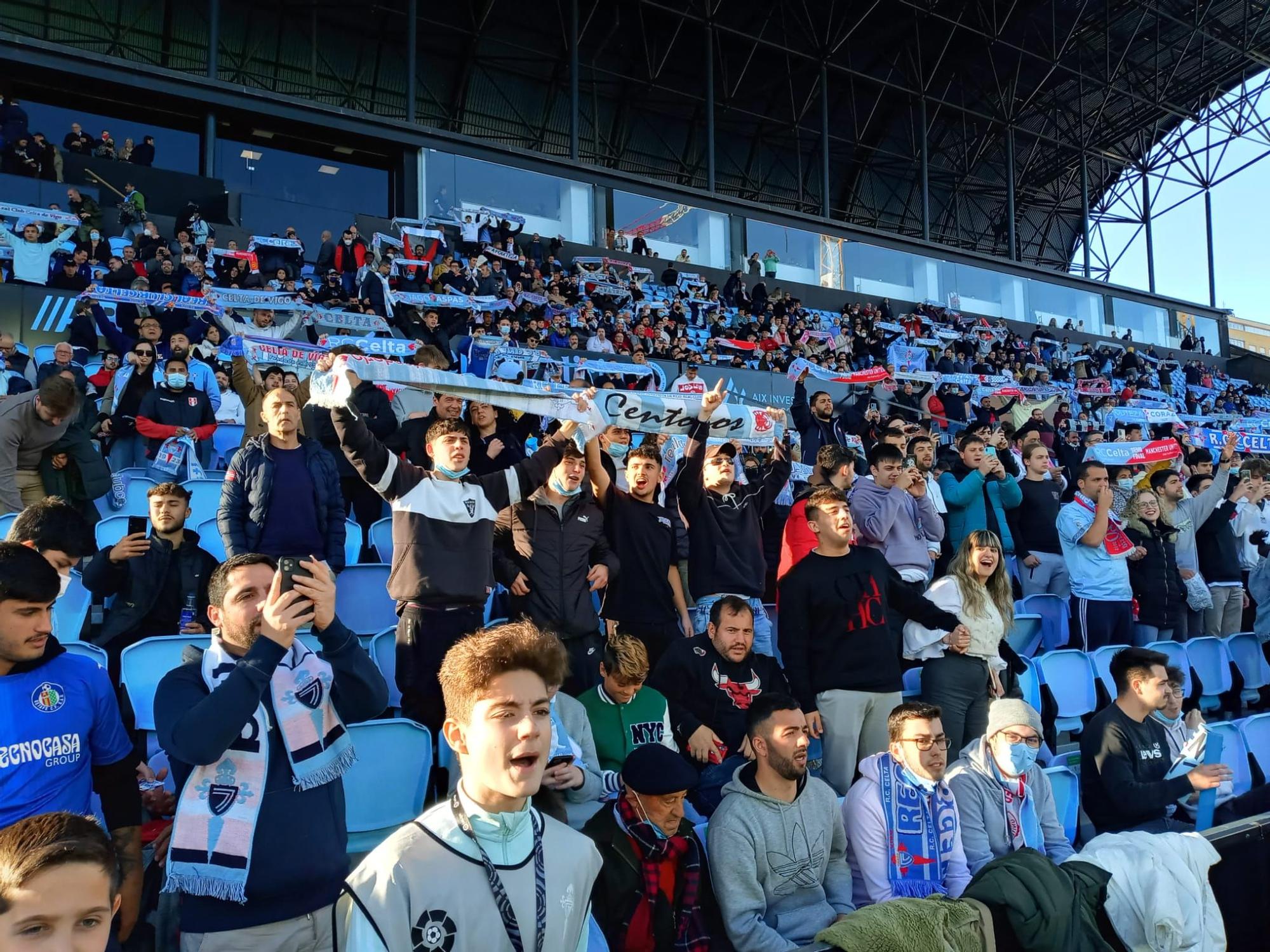 El Celta-Getafe, en imágenes