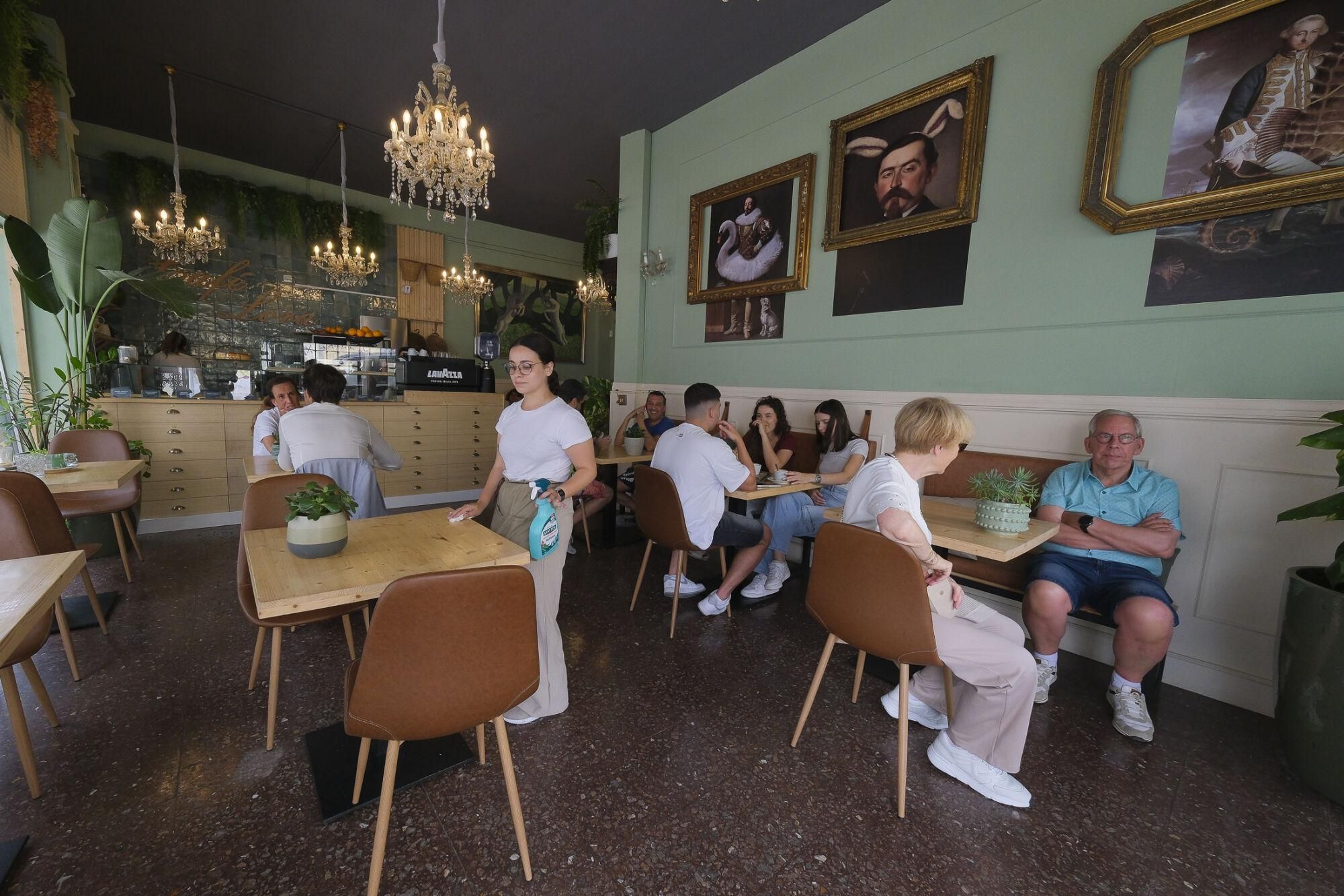Café Lora, en Vegueta