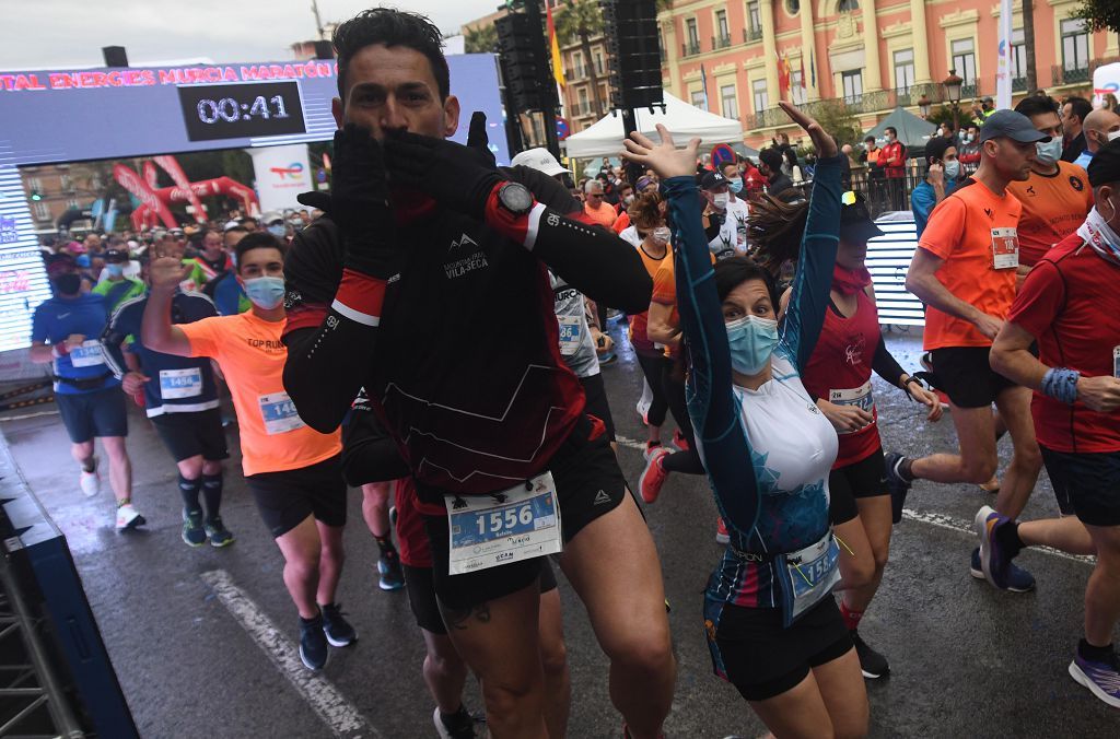 Así fue la salida de la maratón y la media maratón de Murcia (II)