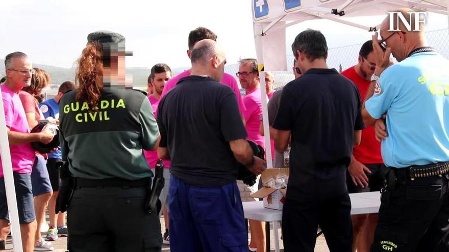 Seguridad total en el reparto de la pólvora en Ibi