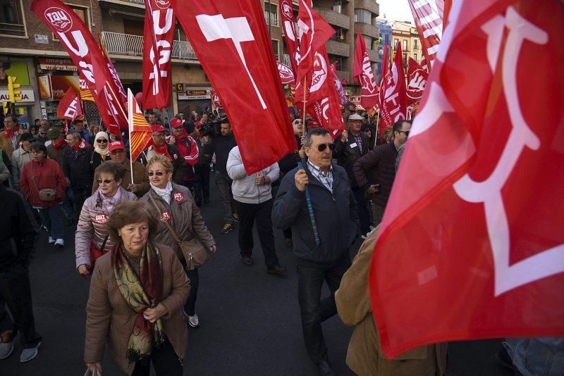 Fotod de la manifestación 1 de mayo- Día del trabajador