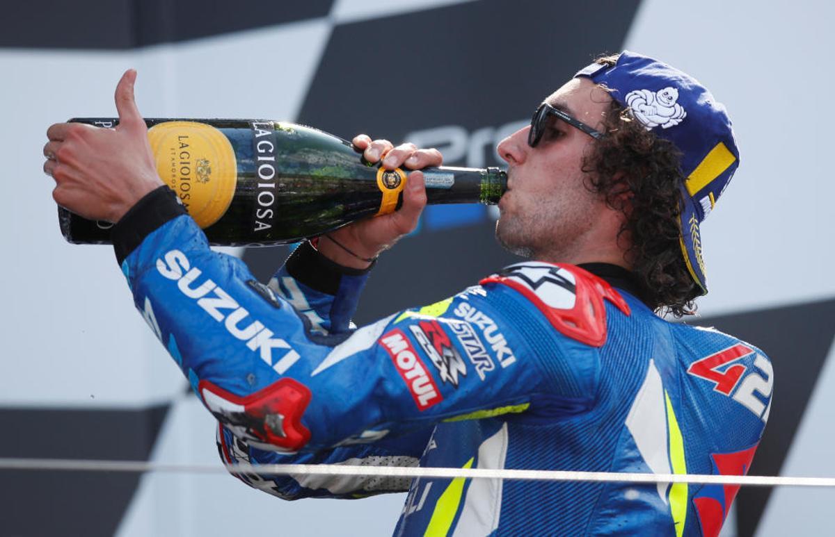 Las imágenes de la victoria de Rins en Silverstone