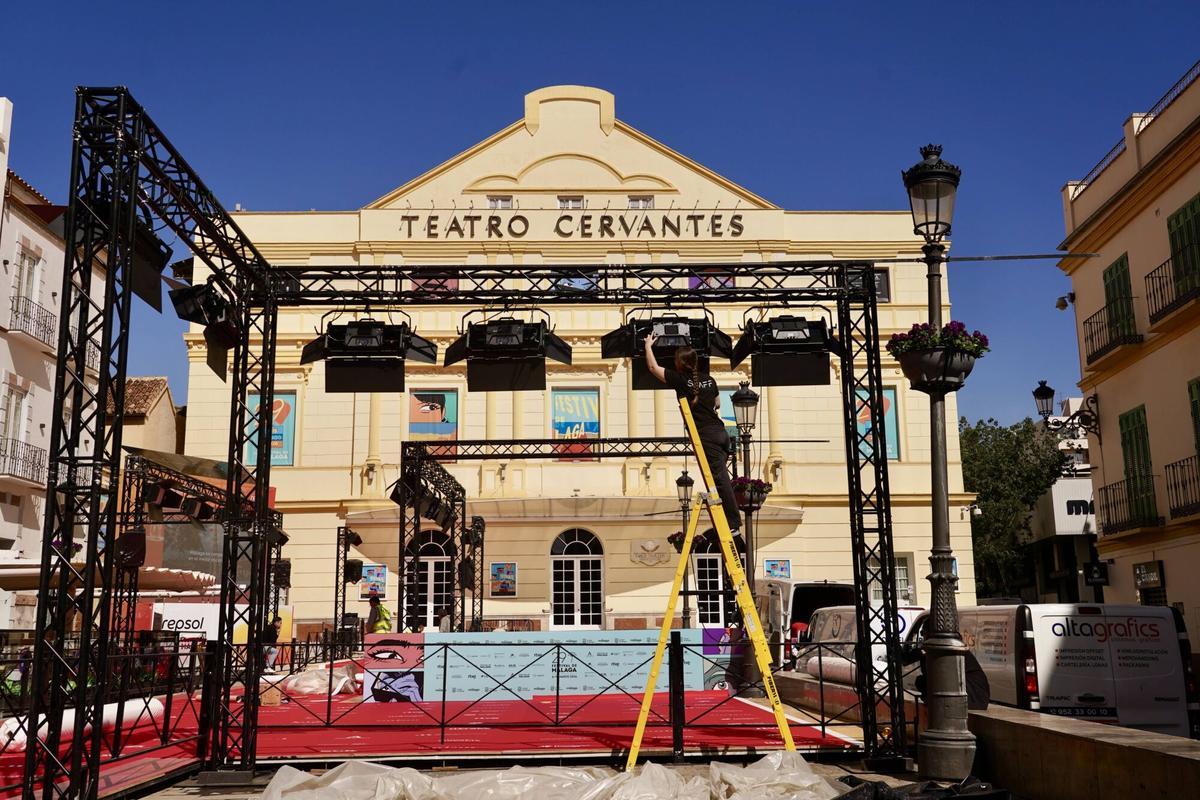 La alfombra roja del Festival de Málaga ya está desplegada para recibir a las estrellas