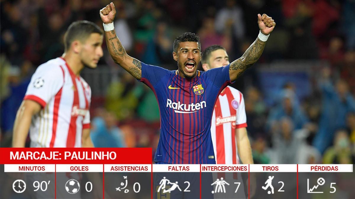 Paulinho completó un gran partido